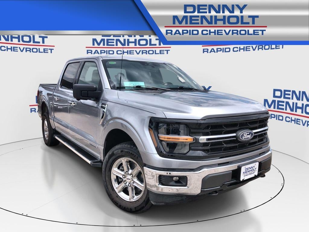 2024 Ford F-150 XLT in Gray — front three-quarter view