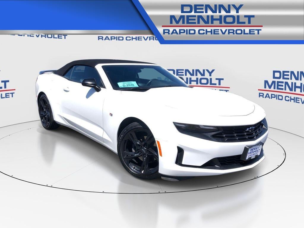 2023 Chevrolet Camaro 2LT in Summit White — front three-quarter view