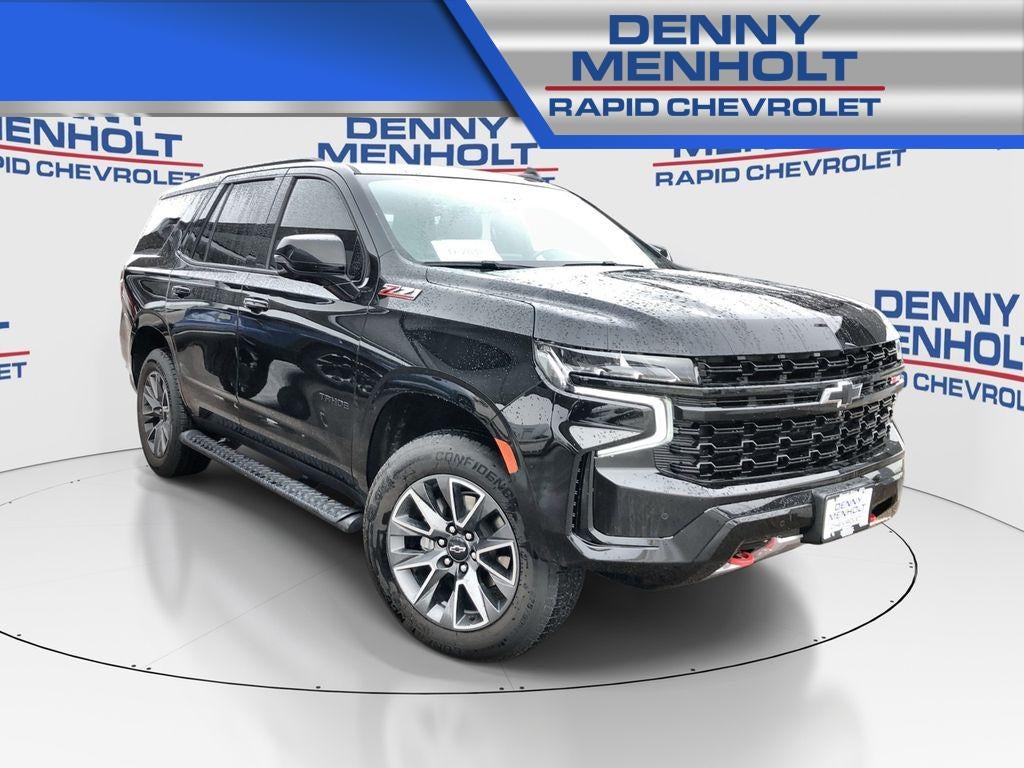 2023 Chevrolet Tahoe Z71 in Black — front three-quarter view