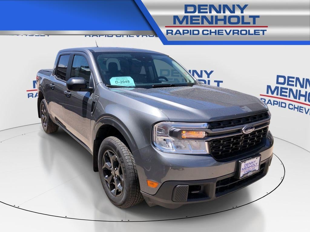 2023 Ford Maverick XLT in Gray — front three-quarter view