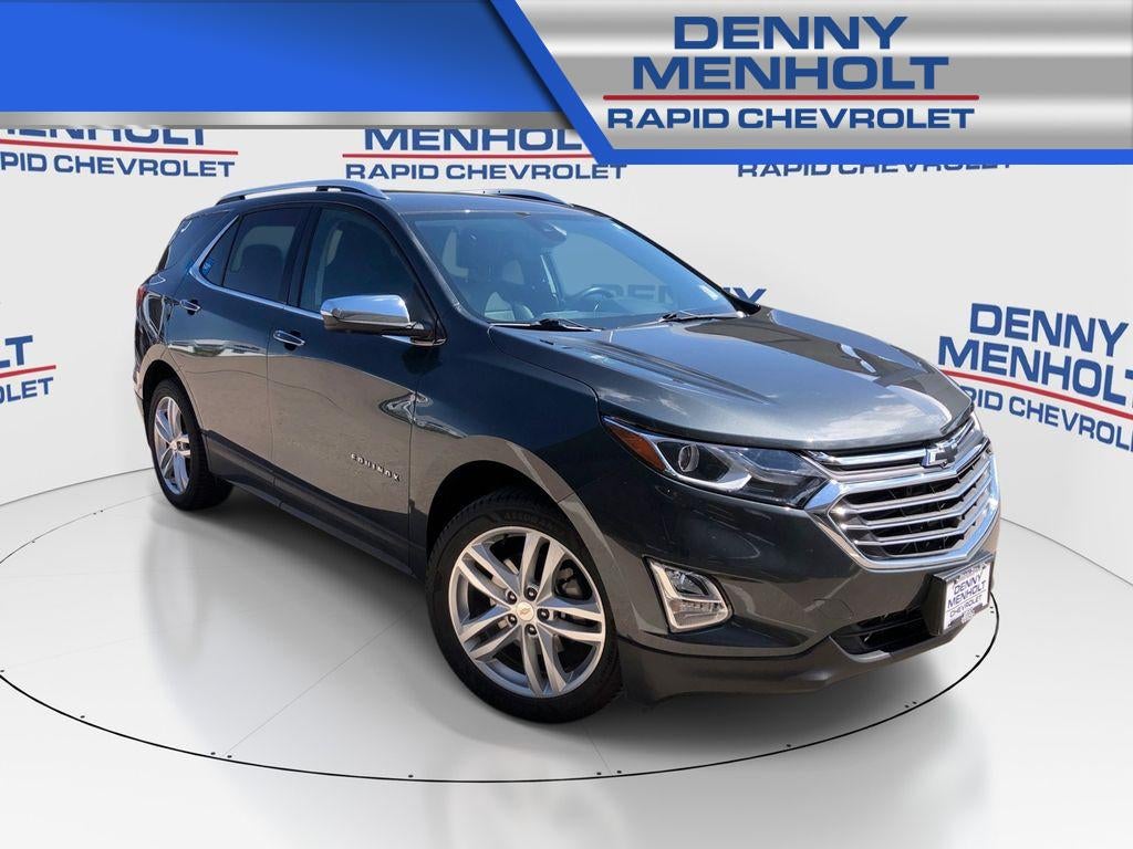 2020 Chevrolet Equinox Premier in Nightfall Gray Metallic — front three-quarter view