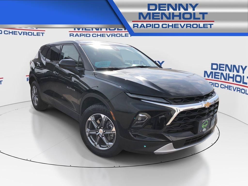 2025 Chevrolet Blazer 2LT in Black — front three-quarter view